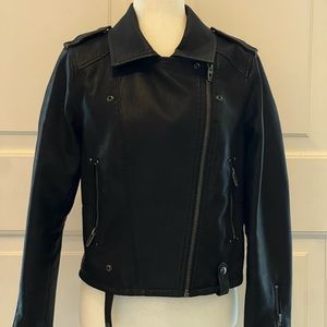 Faux leather jacket